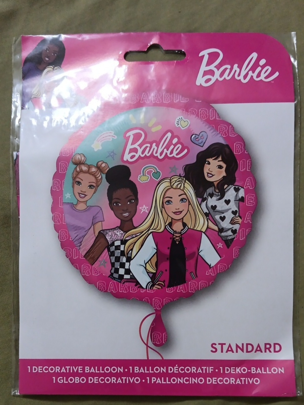 Barbie Pink Character Party Balloon